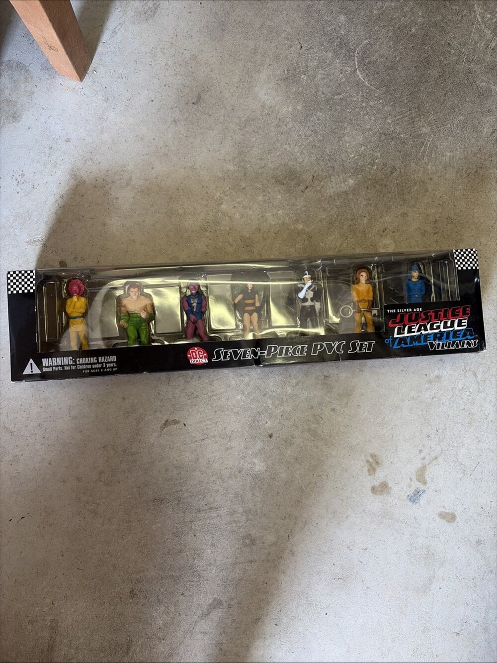 Silver Age Justice League Of America Villains Seven Piece PVC Box Set DC